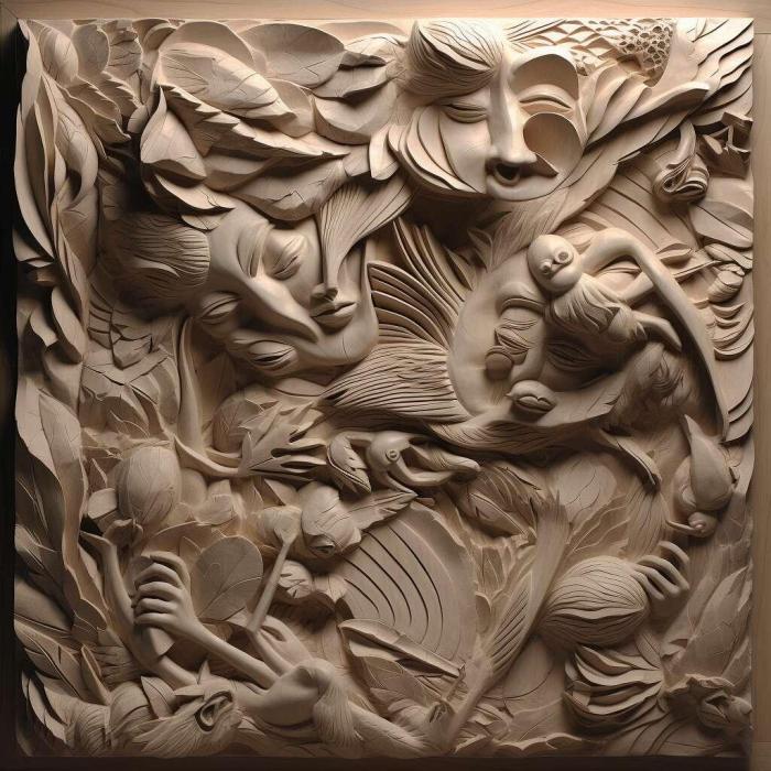 نموذج ثلاثي الأبعاد لآلة CNC 3D Art 